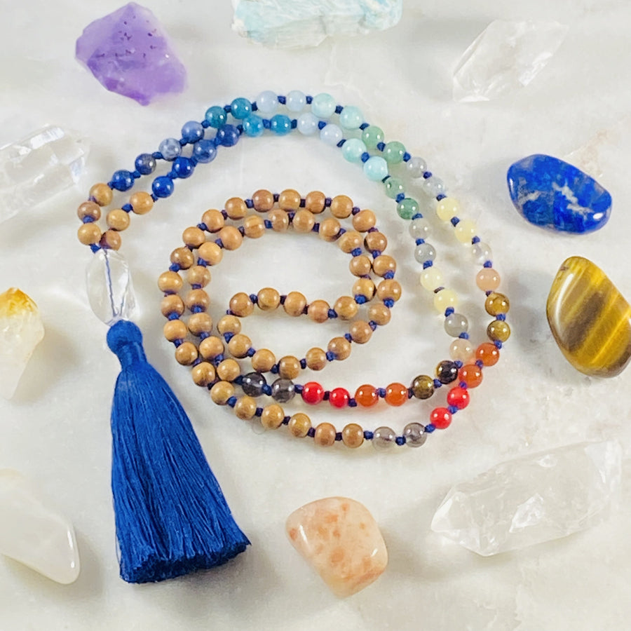 Chakra mala for balance and meditation by Sarah Belle