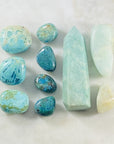Stones for throat chakra by Sarah Belle