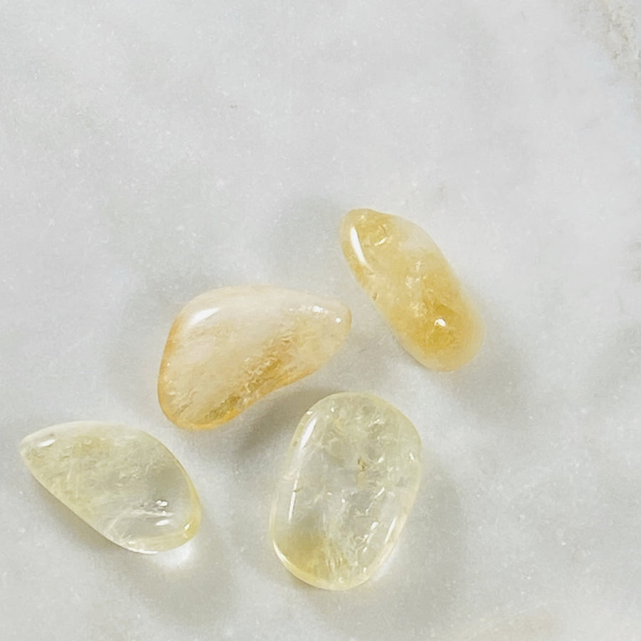 Tumbled citrine healing crystals