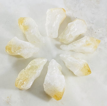 Citrine Points Healing crystal energy for focus and manifestation