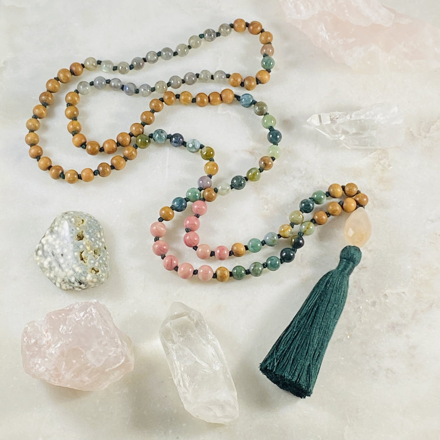 Compassion mala for spiritual practice and meditation by Sarah Belle