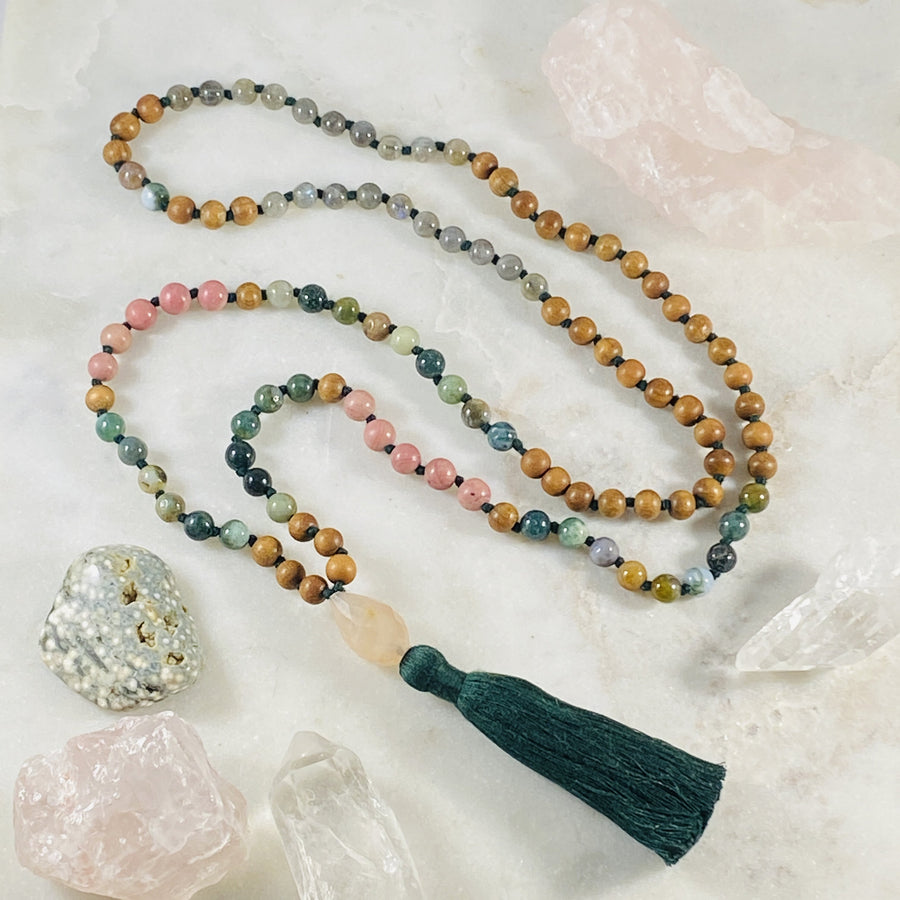 Compassion mala for mantra meditation by Sarah Belle