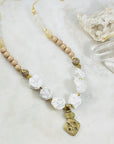Handmade healing gemstone necklace to inspire the spirit and faith
