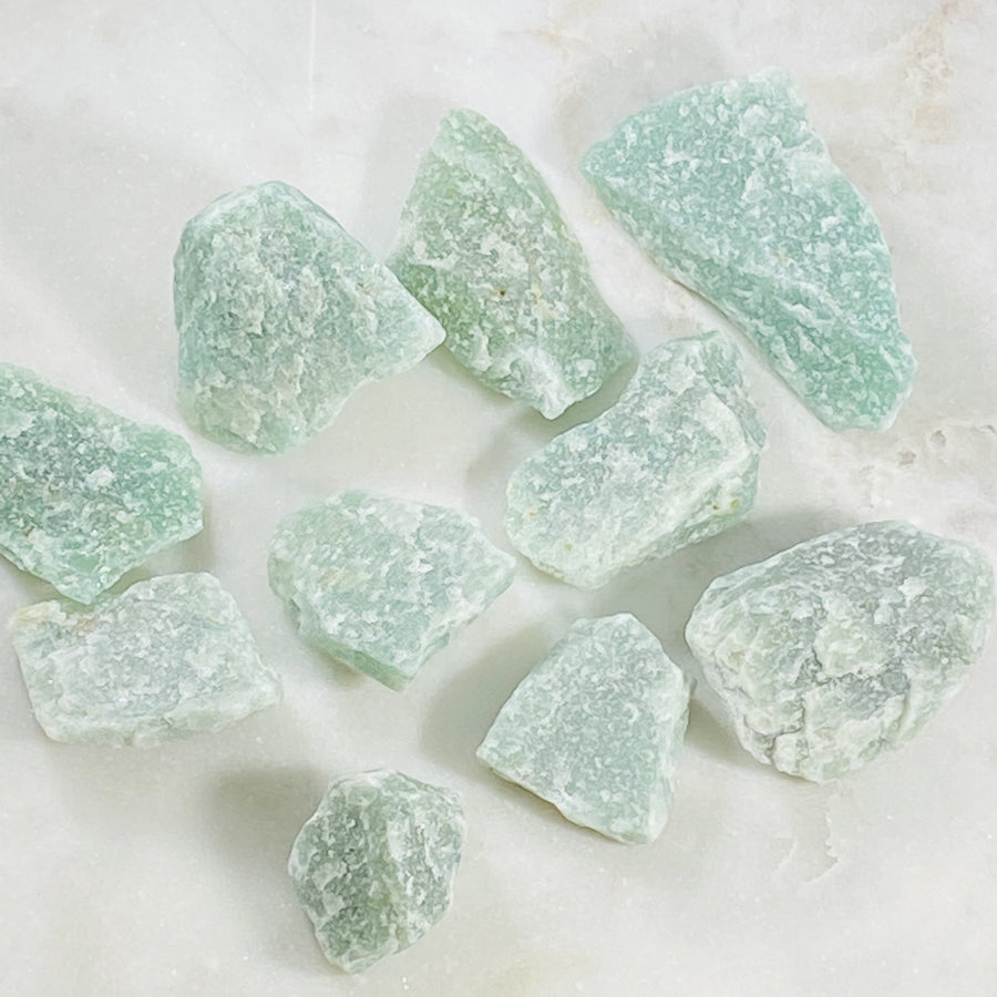 Green Aventurine Healing crystal energy for manifestation of wealth and increasing luck