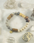 Grounded Stacking Bracelet with healing earth energy