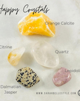 Healing crystals for happiness and joy