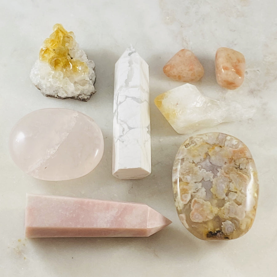 Healing crystal energy for soothing the emotions