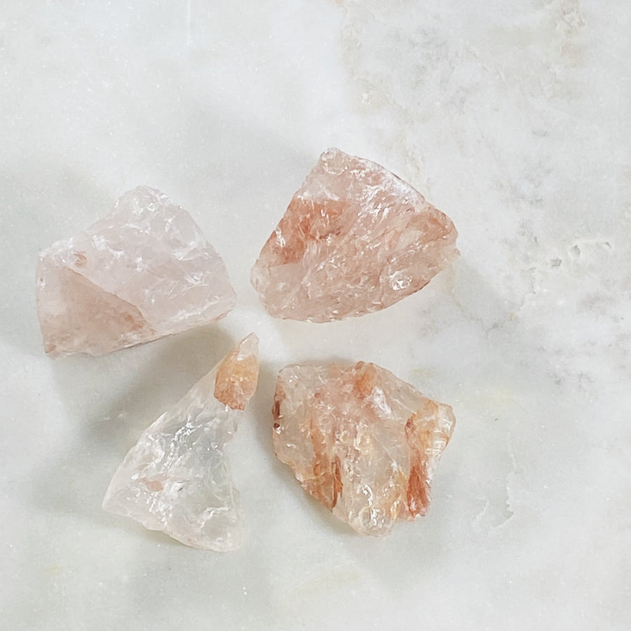 Crystal healing with fire quartz for focus and clarity