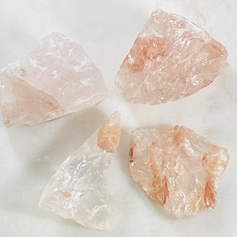 Hematoid 'fire' quartz for positive vibes