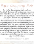 Higher consciousness mala description from sarah belle