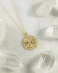 horse spirit necklace gold plated by sarah belle