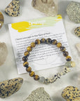 Handmade gemstone bracelet for courage by Sarah Belle