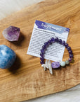 sarah belle crystal bracelet - enlightenment - handmade with love