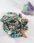 Elevate Stacking Bracelet Healing Crystal Jewelry for Relaxation and Joy