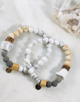 Be Calm Stacking Bracelet for Stress and Protection Energy