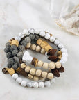 Grounded Stacking Bracelet Inspired Jewelry Earthy Vibes for Balance