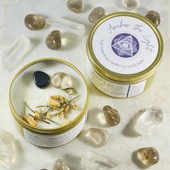 anchor the light ground and purify crystal candle from sarah belle