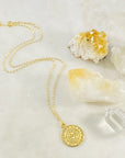 Handmade mandala necklace for your spiritual journey