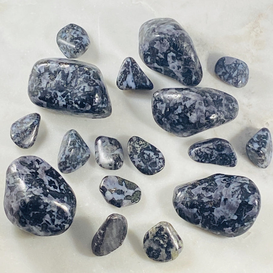 Indigo Gabbro or Mystic Merlinite for psychic awareness