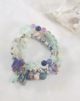 Inner Knowing Stacking Bracelet (Diffuser) with Healing Crystals for Clarity and Focus