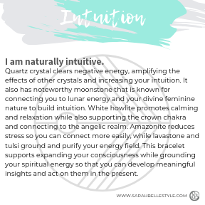 Intuition Stacking Bracelet (Diffuser)