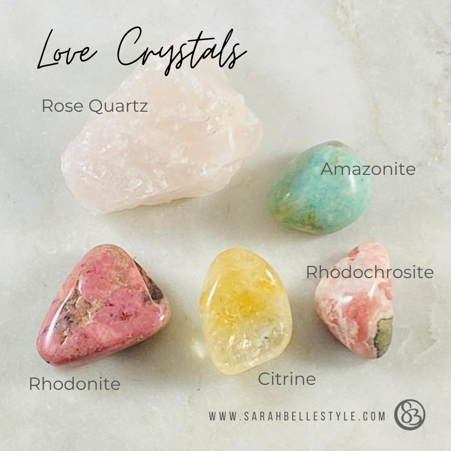 Healing crystals for love