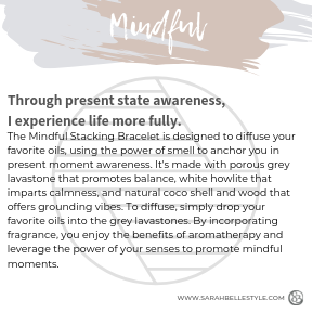 Mindful Stacking Bracelet (Diffuser)