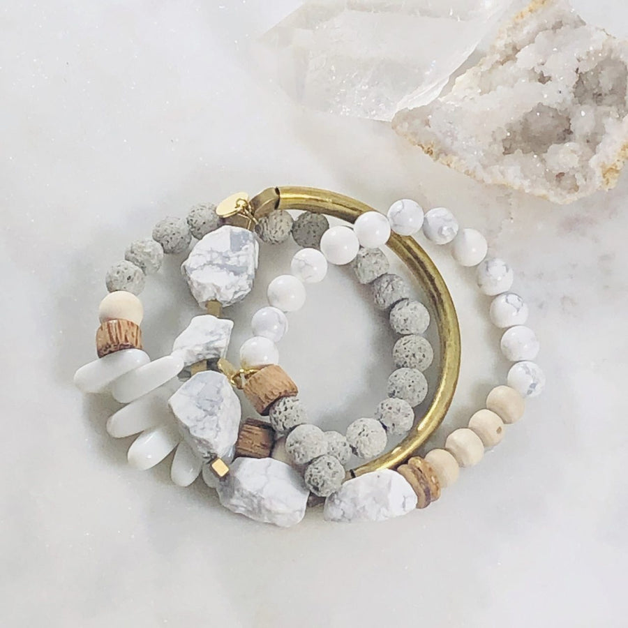 Bracelet of the Month! - Mindful Stacking Bracelet (Diffuser) 