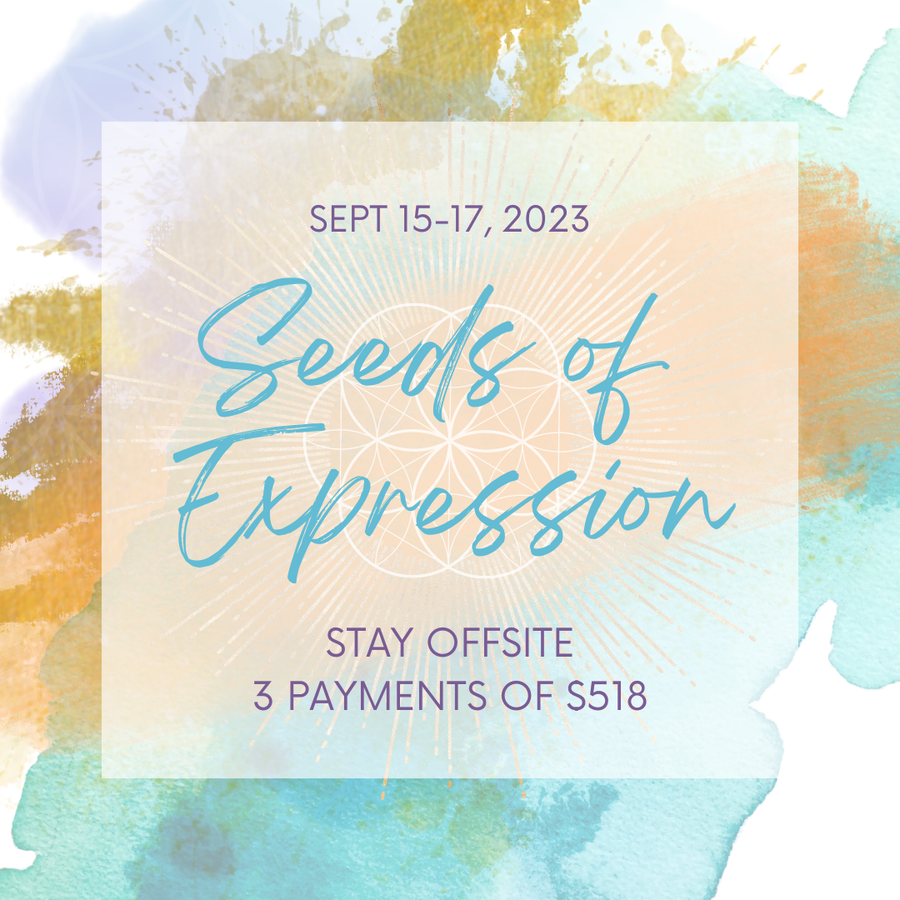 Seeds of Expression Retreat - Stay Offsite- Payment Plan