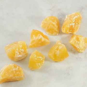 Orange calcite for creativity