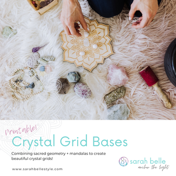 printable crystal grid ebook