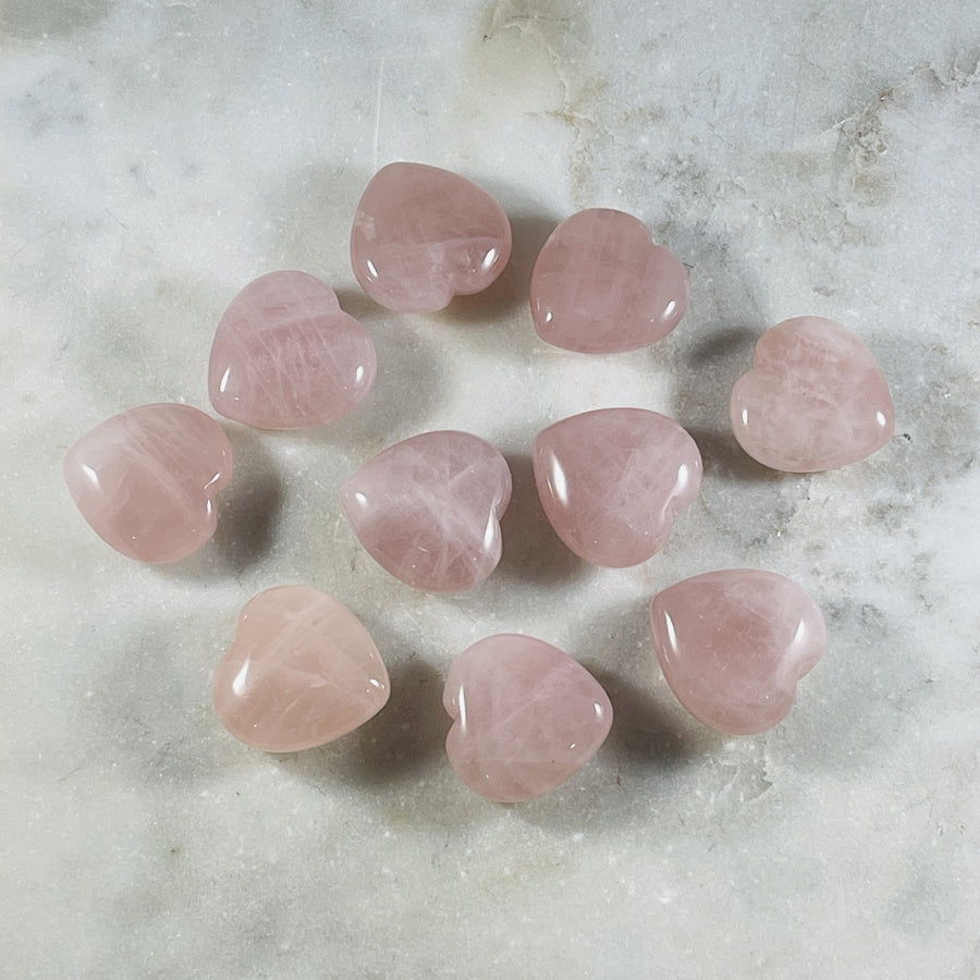 rose quartz heart for emotional balance from sarah belle