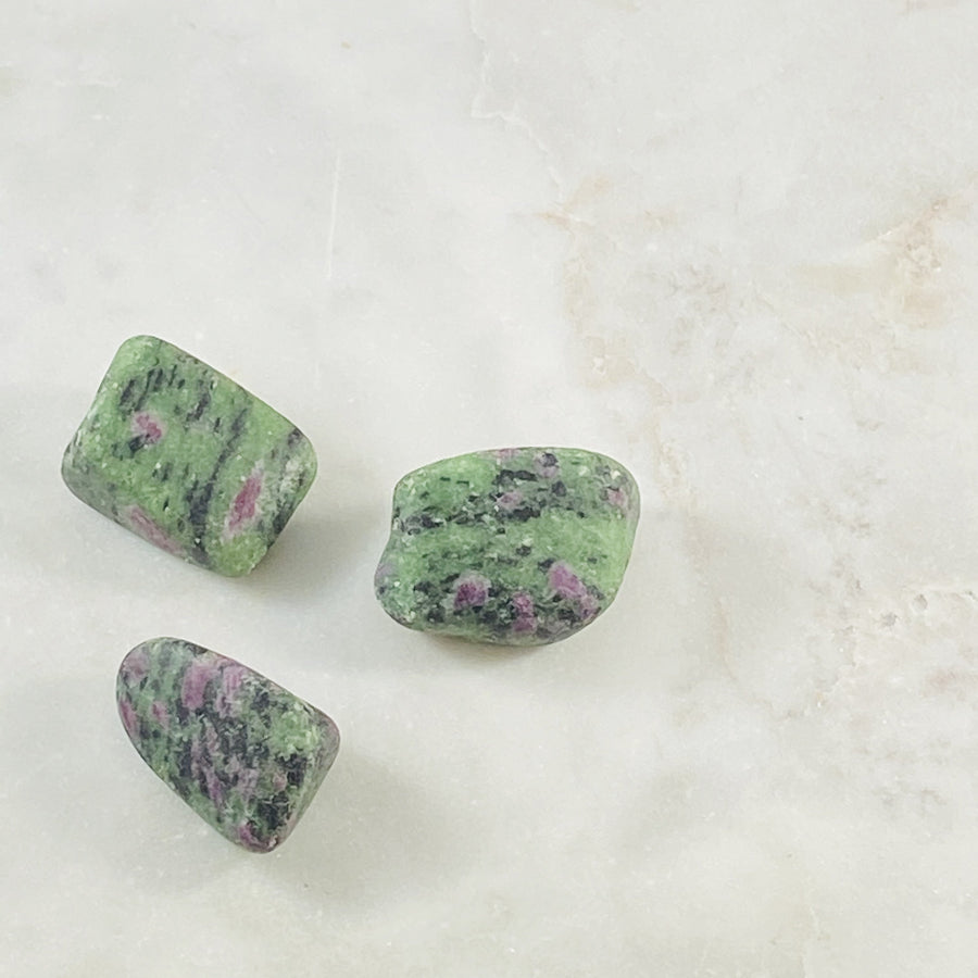 Ruby in Zoisite crystal healing