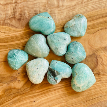 sarah belle amazonite heart for peace and calm