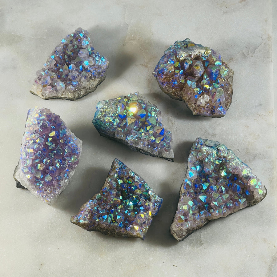 sarah belle angel aura amethyst cluster mystical crystal