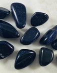 Blue goldstone for third eye and throat chakras from Sarah Belle