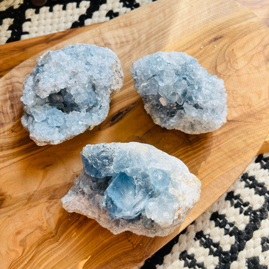 sarah belle celestite druzy cluster