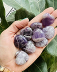 chevron amethyst for calming and prosperity from sarah belle