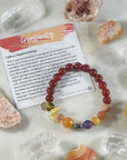 handmade gemstone bracelet by sarah belle for creativity