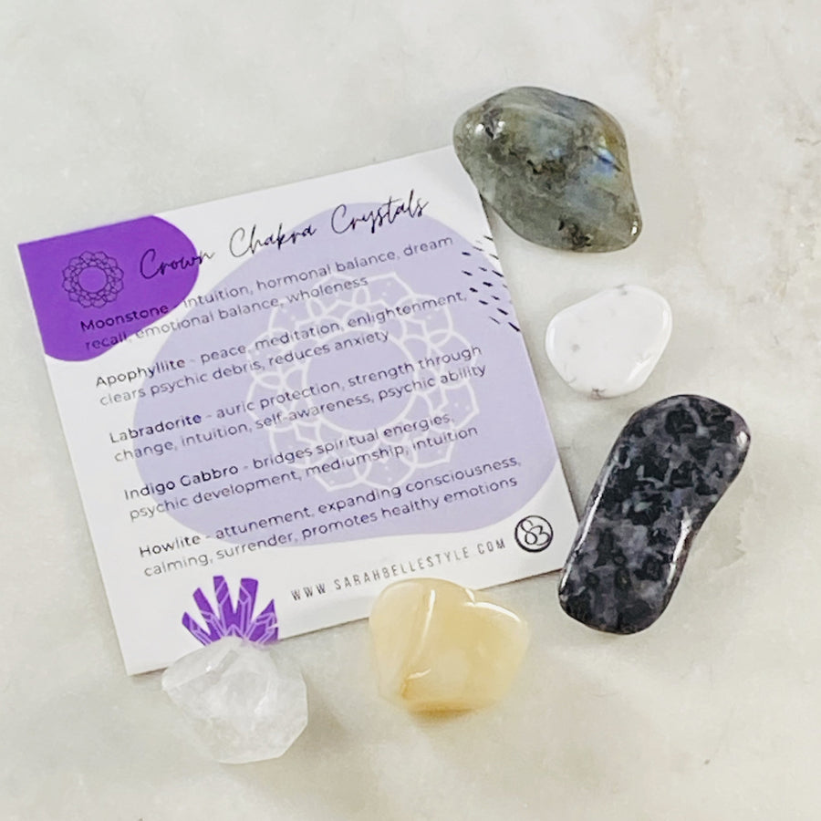 healing crystals for crown chakra balance