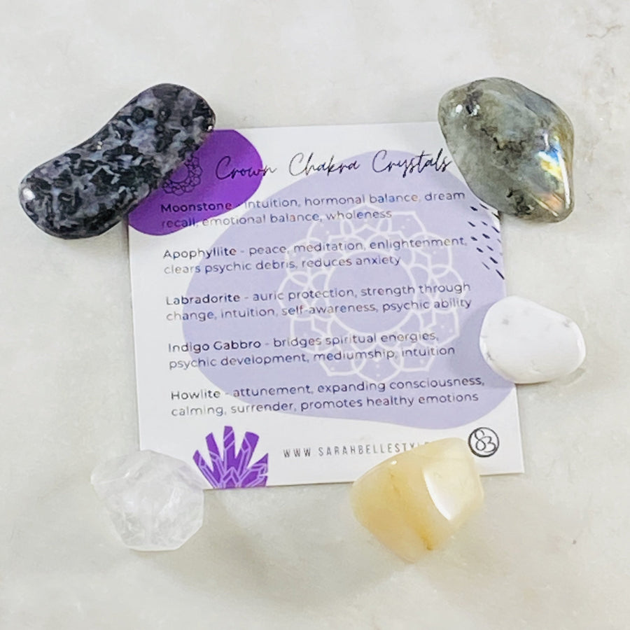 healing crystals for crown chakra balance