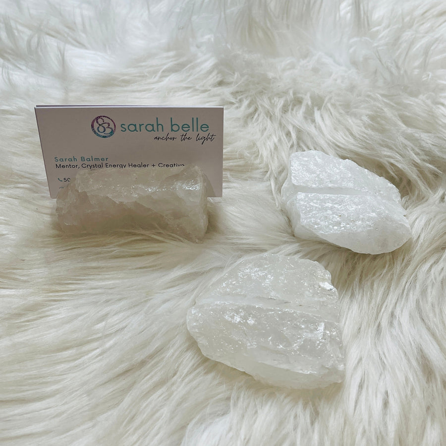 sarah belle quartz business card holder