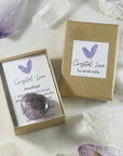 Sarah Belle  Crystal Love amethyst crystal gift 