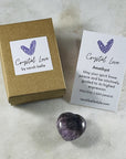 sarah belle crystal love gift for crystal lovers amethyst heart