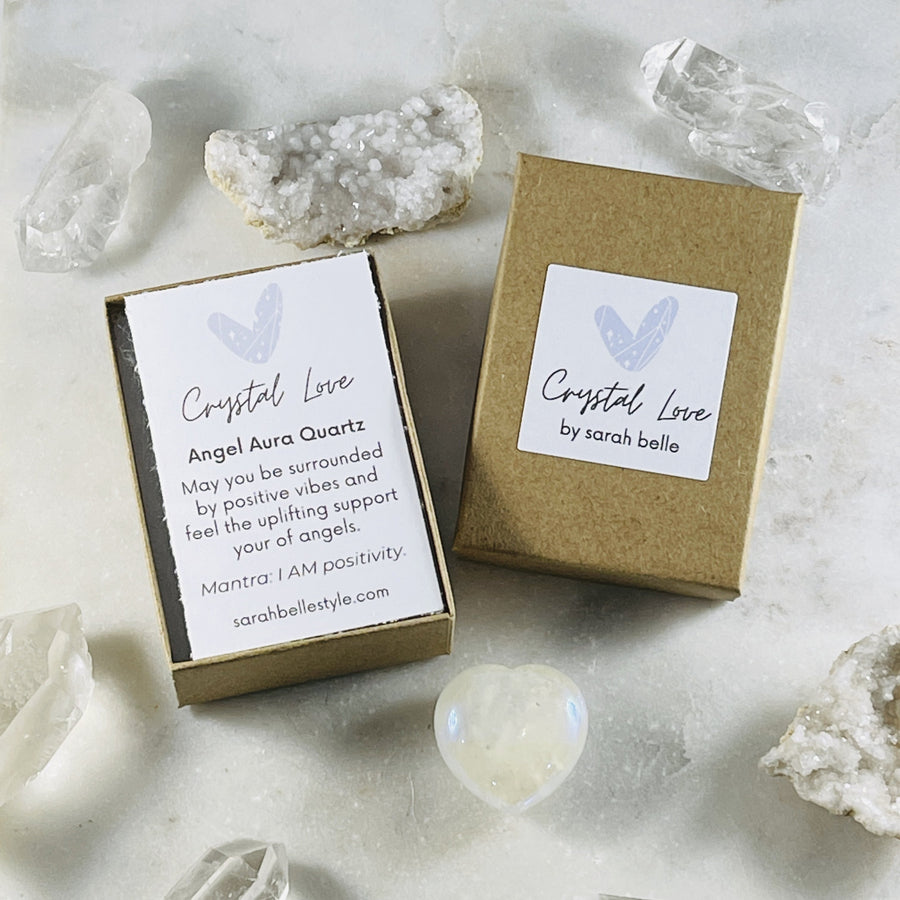 sarah belle angel aura quartz crystal love gift box