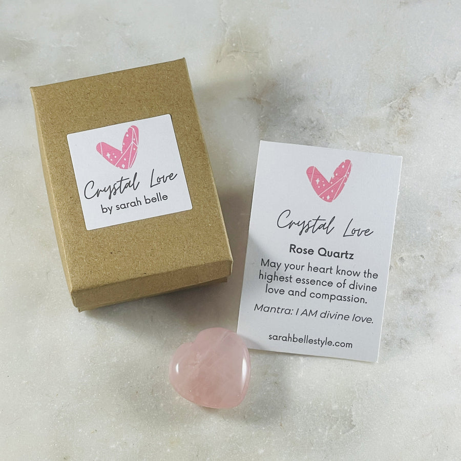 sarah belle crystal love gift with rose quartz