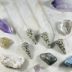 dalmatian jasper pendulum from sarah belle