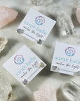 druzy agate sparkle stud earrings from sarah belle