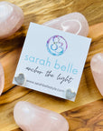 sarah belle druzy heart stud earrings perfect gift