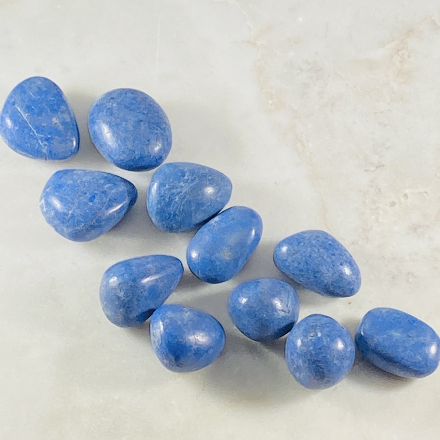 Dumortierite tumbled stones by Sarah belle, for healing crystal energy